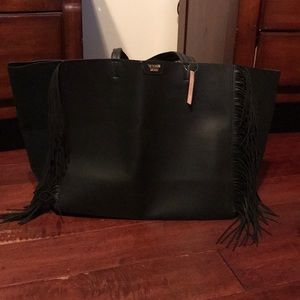 Victoria’s Secret leather tote bag